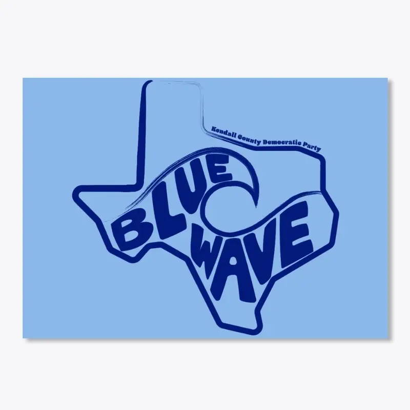 Kendall County, Texas Blue Wave